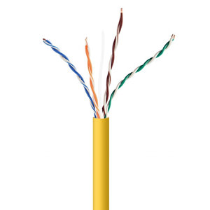 CABLEXPERT CAT5e UTP LAN CABLE (CCA), SOLID, 305M YELLOW