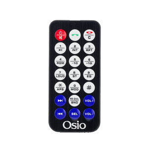 Osio ACO-4540RDS Ηχοσύστημα αυτοκινήτου με Bluetooth, διπλό USB, micro SD, Aux-In, RDS και app 4 x 45W