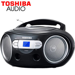 TOSHIBA AUDIO PORTABLE CD BOOMBOX BLACK REFURBISHED