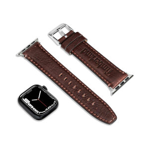 TIMBERLAND Barnesbrook Brown Leather Smart Strap Replacement for Smartwatches (22 mm)