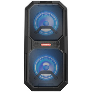 Motorola Rokr 820 Φορητό αδιάβροχο Bluetooth 5.0 karaoke party speaker IPX4 με LED, USB, FM, TWS, AUX και 2 υποδοχές για ενσ. μικρόφωνα – 80W RMS