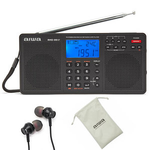AIWA 4-BAND MULTIBAND RADIO WITH EARPHONES