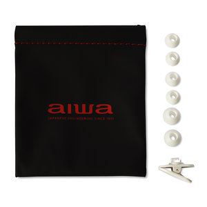 AIWA HI-RES 3,5MM IN-EARPHONE WHITE DIAMOND