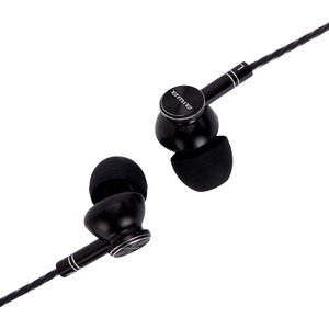 AIWA STEREO 3,5MM IN-EAR HEADPHONE WITH REMOTE AND MIC BLACK