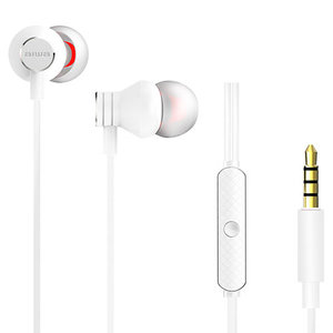 AIWA STEREO 3,5MM IN-EAR WITH REMOTE AND MIC WHITE