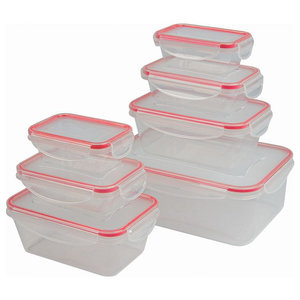 C-FHD 4008 K SET OF 7 PLASTIC FRESH FOOD CONTAINERS