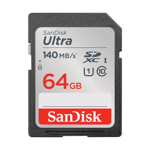 SanDisk SDSDUNB-064G-GN6IN Ultra 64GB SDXC Memory Card 140MB/s