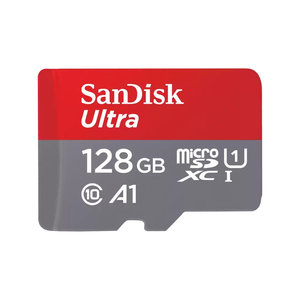 SanDisk SDSQUAB-128G-GN6MA Ultra microSDXC 128GB + SD Adapter 140MB/s  A1 Class 10 UHS-I