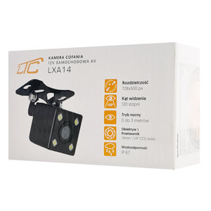 LTC κάμερα αυτοκινήτου οπισθοπορείας LXA14, 12V, IP67