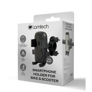 LAMTECH SMARTPHONE HOLDER FOR BIKE OR SCOOTER UP TO 6,8'