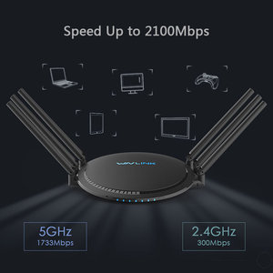WAVLINK CONCURRENT DUAL BAND AC2100MBPS WIRELESS GIGABIT ROUTER+USB3.0