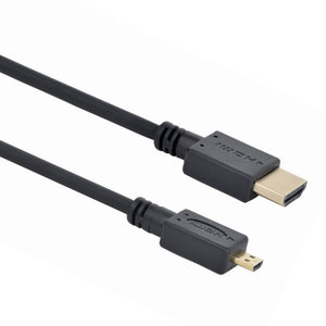 CABLEXPERT HDMI MALE TO MICRO D-MALE BLACK CABLE WITH GOLD-PLATED CONNECTORS 4.5M