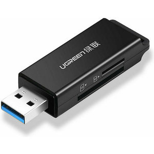 Ugreen 40752 portable TF / SD card reader for USB 3.0 black (CM104)