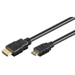 GOOBAY καλώδιο HDMI σε HDMI Mini με Ethernet 31934, 4K 3D, 5m, μαύρο