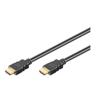 GOOBAY καλώδιο HDMI με Ethernet 51824, 4K 3D, 10.2Gbit/s, 10m, μαύρο