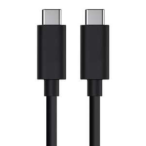 POWERTECH καλώδιο USB Type-C σε Type-C CAB-UC041, 5A, copper, 1m, μαύρο
