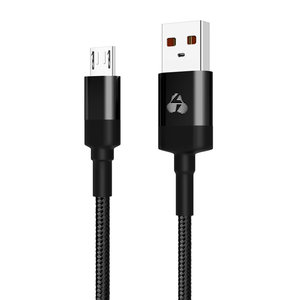 POWERTECH Καλώδιο USB σε Micro USB eco round PTR-0080, copper, 1m, μαύρο