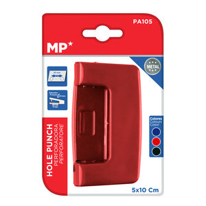 MP διακορευτής PA105-RD, 5 x 10cm, 2 τρύπες, κόκκινος