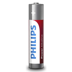 PHILIPS Power αλκαλικές μπαταρίες LR03P16F/10, AAA LR03 1.5V, 16τμχ
