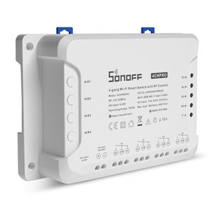 SONOFF Smart Διακόπτης 4CH PRO R3, 4 θέσεων, 40A, RF control, λευκός