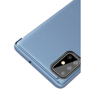 POWERTECH θήκη Clear view MOB-1516, Huawei P Smart 2020, μπλε