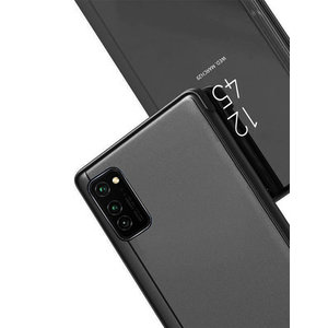 POWERTECH θήκη Clear view MOB-1538 για Samsung Note 20, μαύρο