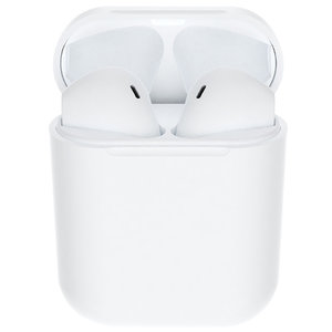 CELEBRAT earphones W10, true wireless, με θήκη φόρτισης, λευκά