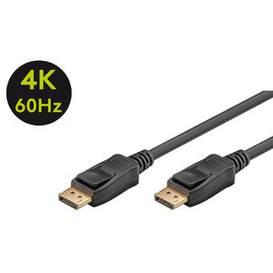 GOOBAY καλώδιο DisplayPort 1.2 VESA 65924, 4K 3D, 3m, μαύρο