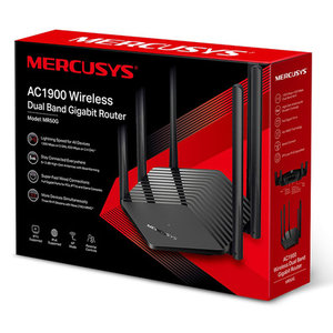 MERCUSYS Gigabit Router MR50G, WiFi 1900Mbps AC1900, Dual Band, Ver. 1.0