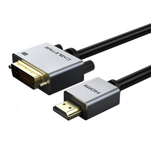 CABLETIME καλώδιο HDMI 1.4 σε DVI 24+1 AV579, 1080p, 5m, μαύρο