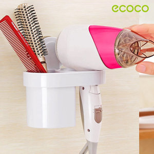 ECOCO βάση οδοντόβουρτσας και σεσουάρ μαλλιών E1509, λευκή
