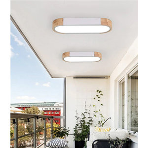 POWERTECH LED φωτιστικό οροφής HLL-0048, 12W, 4000K, 35x14cm, λευκό