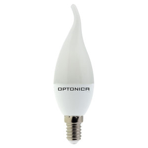 OPTONICA LED λάμπα Candle C37 1467, 6W, 4500K, E14, 480lm
