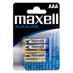 MAXELL αλκαλικές μπαταρίες AAA LR03 MN2400, 1.5V, 4τμχ