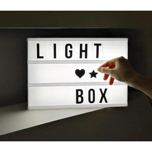 Φωτιστικός LED πίνακας ZD79A με 63 γράμματα & σύμβολα, λευκός