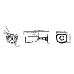 HIKVISION HIWATCH υβριδική κάμερα HWT-B120-P, 2.8mm, 2MP, IP66, IR 20m