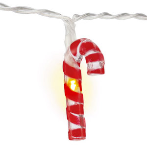 GOOBAY LED λαμπάκια με candy canes 58117, 3000K, 1.2m, 5lm, 10 LEDs