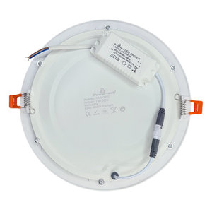 POWERTECH LED panel PAN-0001 χωνευτό, 18W, Φ22cm, 6500K, 1820lm, λευκό