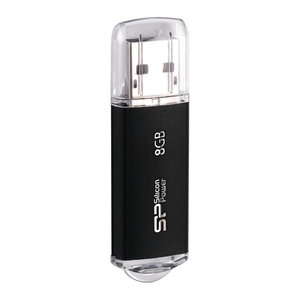 SILICON POWER USB Flash Drive Ultima II-I, 8GB, USB 2.0, μαύρο