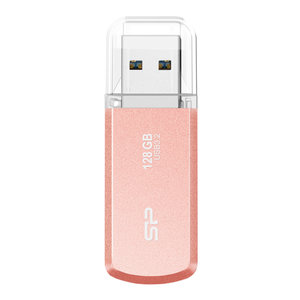 SILICON POWER USB Flash Drive Helios 202, 128GB, USB 3.2, ροζ χρυσό