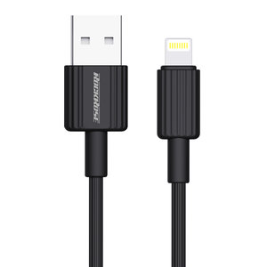 ROCKROSE καλώδιο Lightning σε USB Arrow AL, 2.4A, 1m, μαύρο