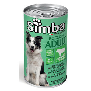 SIMBA κονσέρβα για σκύλους με μοσχάρι & λαχανικά, 1230g