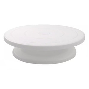 Περιστρεφόμενη βάση για κέικ HUH-0024, 28cm, λευκή