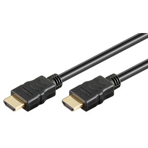 GOOBAY καλώδιο HDMI 2.0 με Ethernet 58574, HDR, 30AWG, 4K, 2m, μαύρο