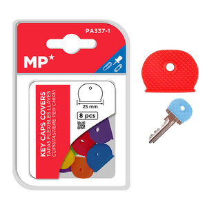 MP πλαστικά καλύμματα κλειδιών PA337-1, 25mm, 8τμχ, διάφορα χρώματα