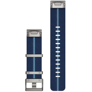 GARMIN MARQ Quickfit 22 Striped Jacquard-Weave Nylon Strap