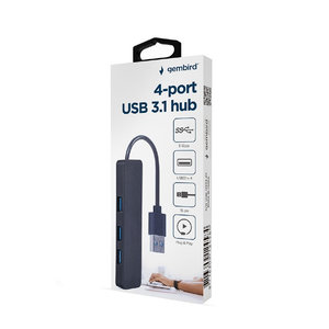 GEMBIRD 4-PORT USB3.1 (GEN1) HUB