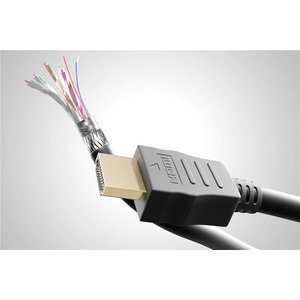 GOOBAY καλώδιο HDMI 2.0 με Ethernet 61158, 10.2Gbit/s, 4K, 1.5m, μαύρο