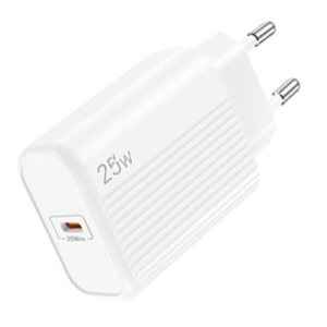 LAMTECH FAST CHARGER TYPE-C PD25W WHITE