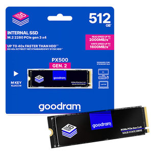 GOODRAM M2 GEN2 2280 PCIe 3x4 512GB PX500